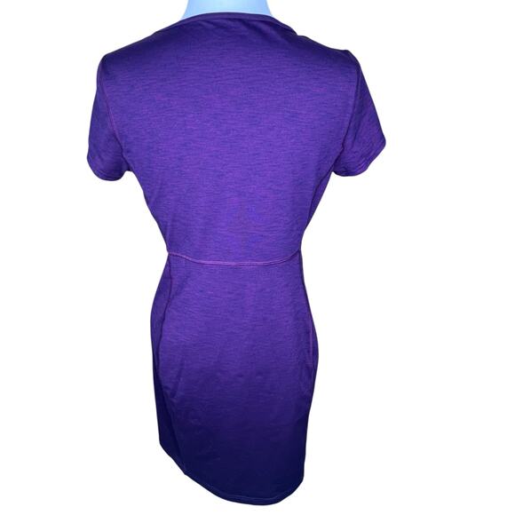 Duluth Trading Co. Women’s Athletic Casual Plum/Navy Dress Size Small - Picture 5 of 9